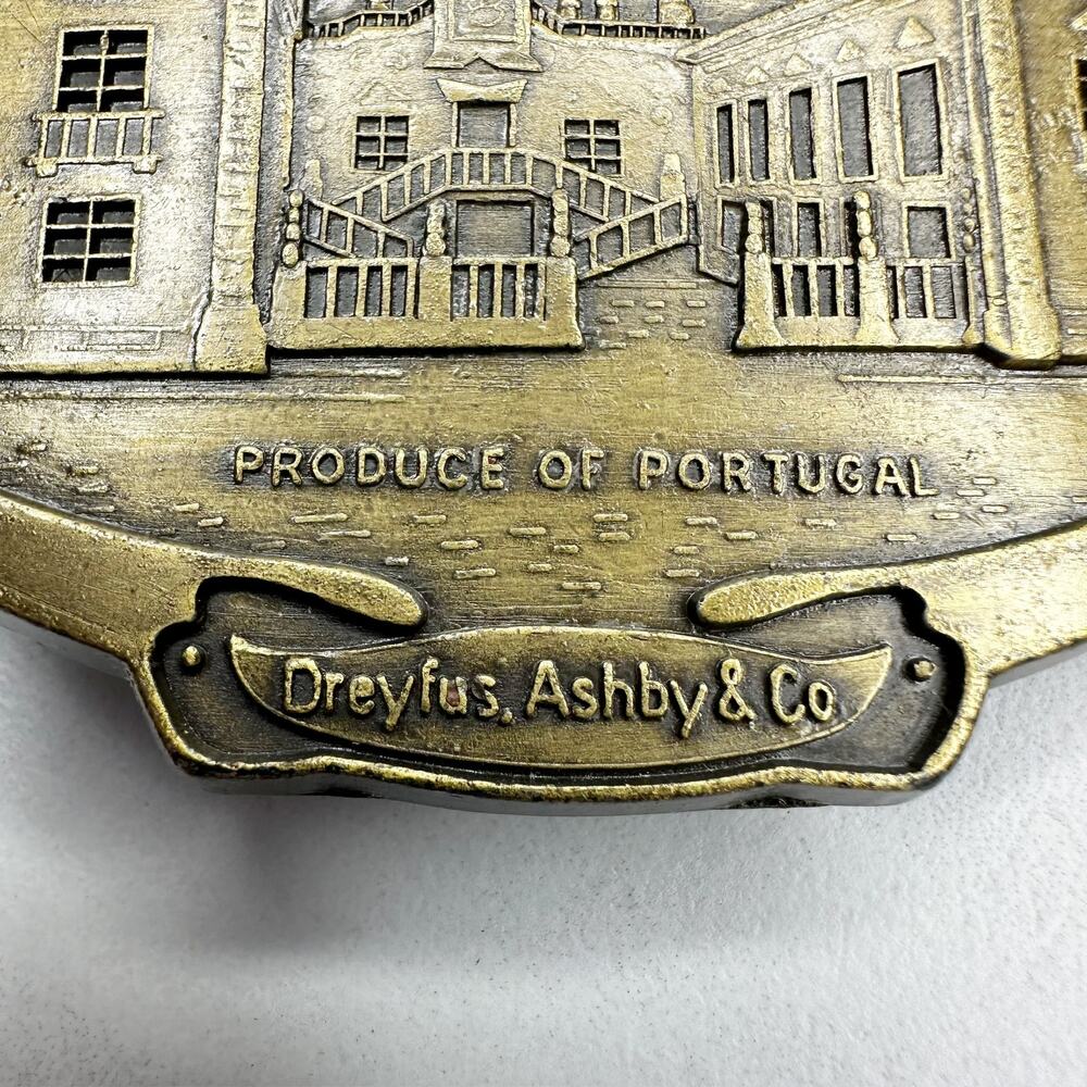 Vintage Mateus Dreyfus Ashby & Co Portugal Wine Belt Buckle View 5